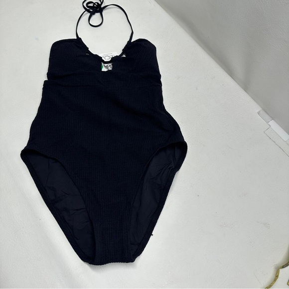 NWT BECCA Pucker Up Candice Cutout Convertible Halter One-Piece Swimsuit Sz L - Picture 4 of 11